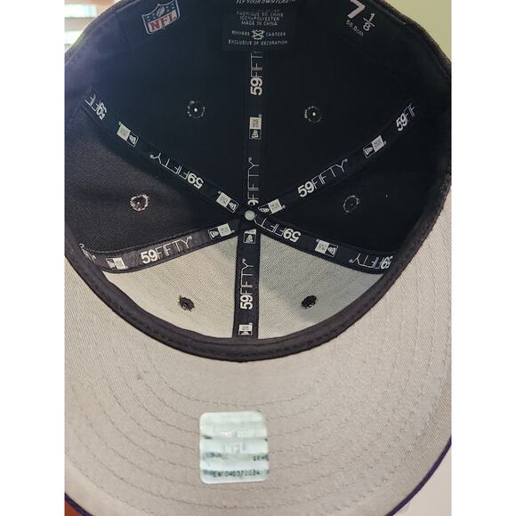 Baltimore Ravens 7 1/8 New Era 59FIFTY Fitted Hat‎ Cap - Picture 5 of 5